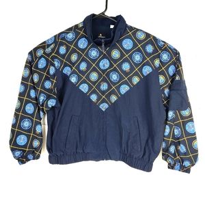 VTG 80s Lizsport Petite Large Windbreaker Nautical
